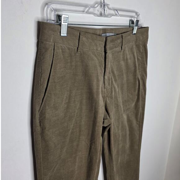 Vince tan khaki cotton micro corduroy dress pants - 8 - career office - Picture 2 of 8